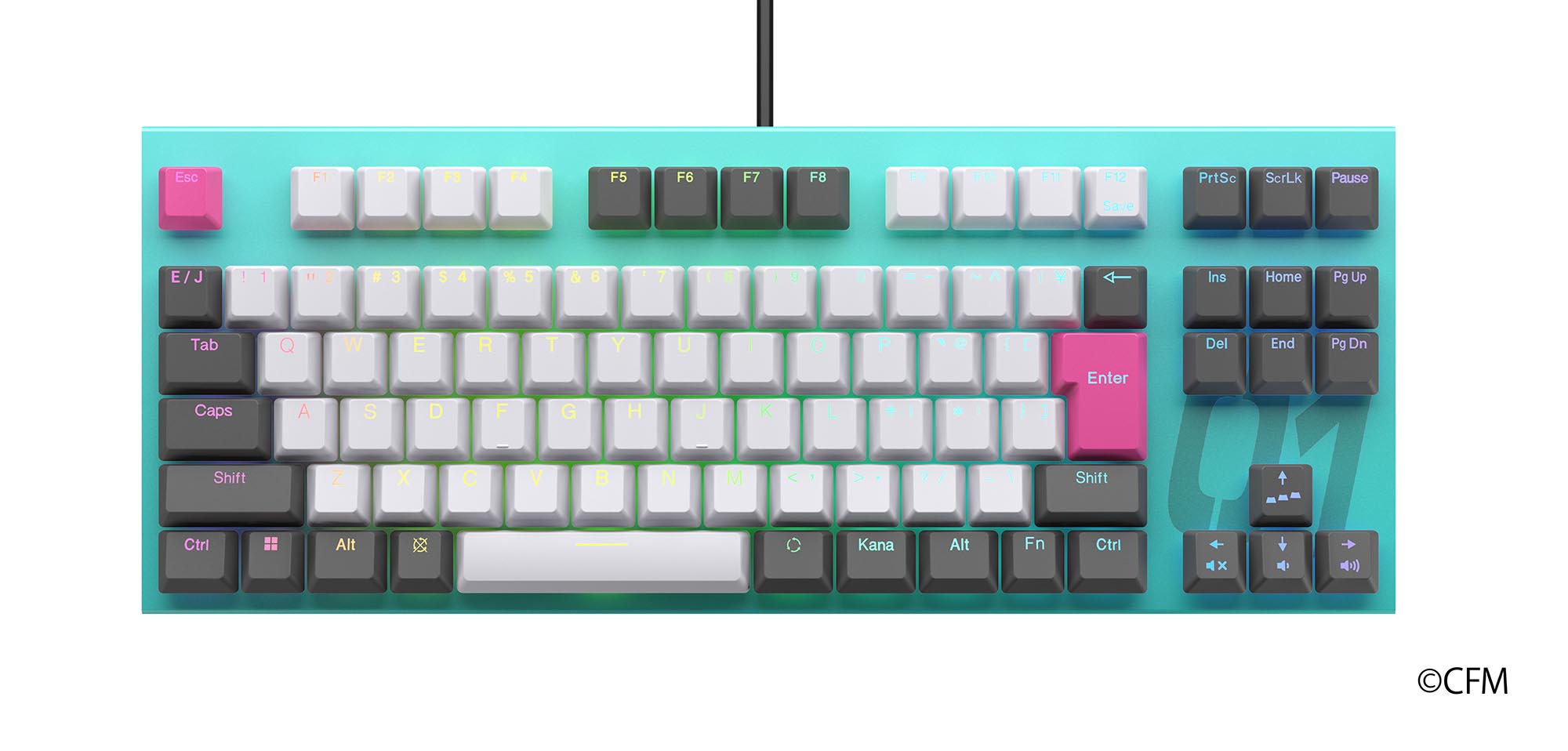 東プレ、「初音ミク」コラボデザインのREALFORCEキーボードを発売 