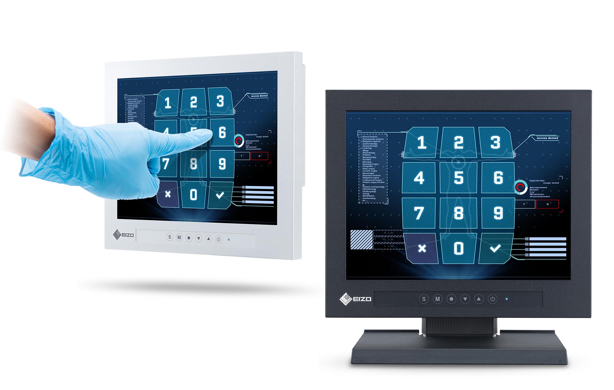 EIZO、産業向けのタッチ対応スクエア10.4型液晶ディスプレイ - ITmedia 
