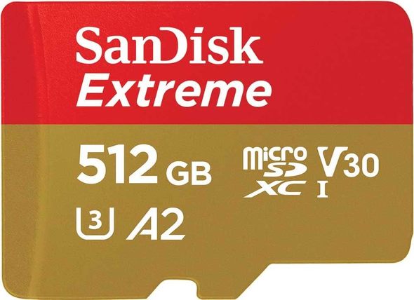 uSanDisk Extreme SDSQXAV-512G-GH3MAv