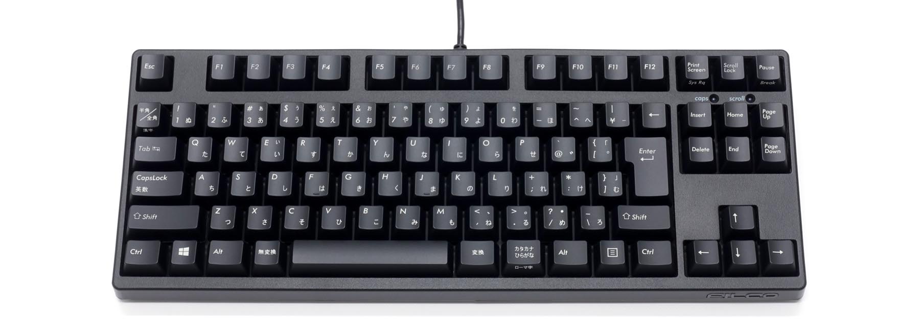 ダイヤテック、メカニカルキーボード「Majestouch＋」にテンキーレス