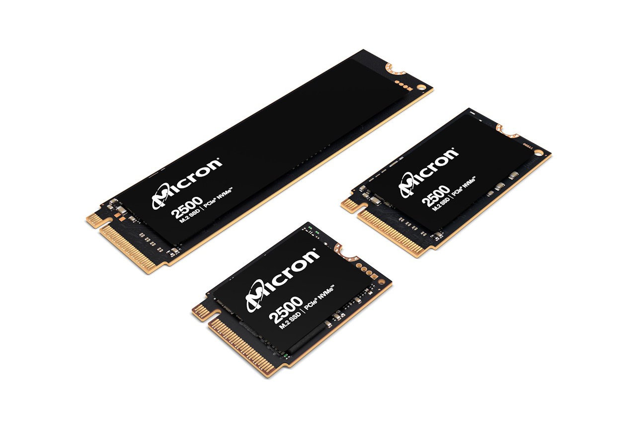 Micronが232層QLC NAND採用の「Micron 2500 SSD」のサンプル出荷を開始