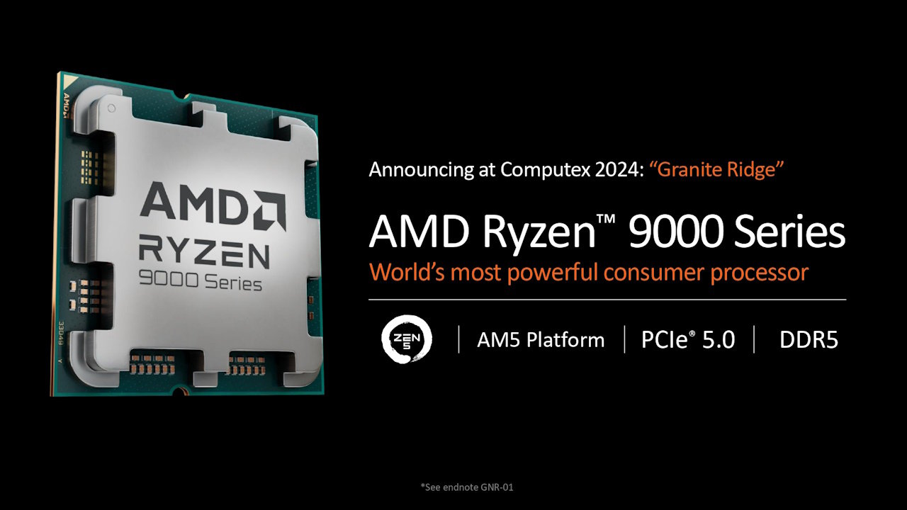 AMDがZen 5アーキテクチャ採用でPコア押し！ デスクトップ向け「Ryzen 