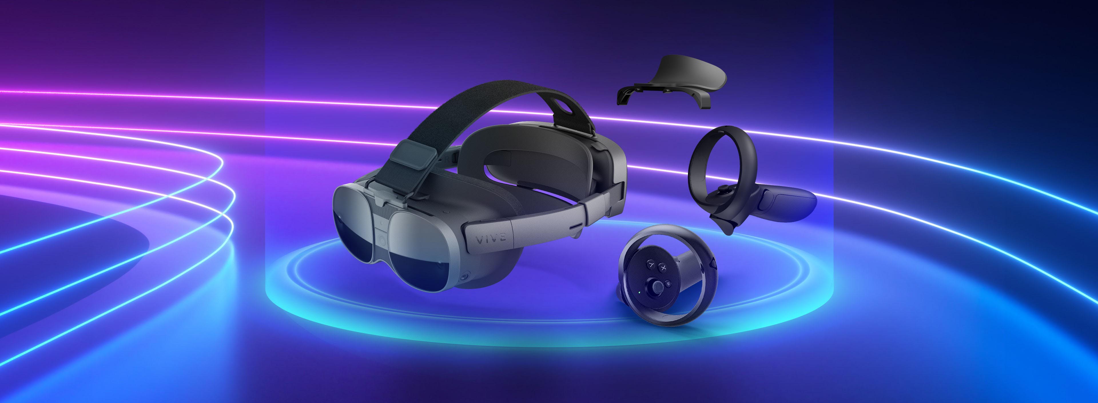 HTC、VR HMD「VIVE XR Elite」に4種のアクセサリーを付属した