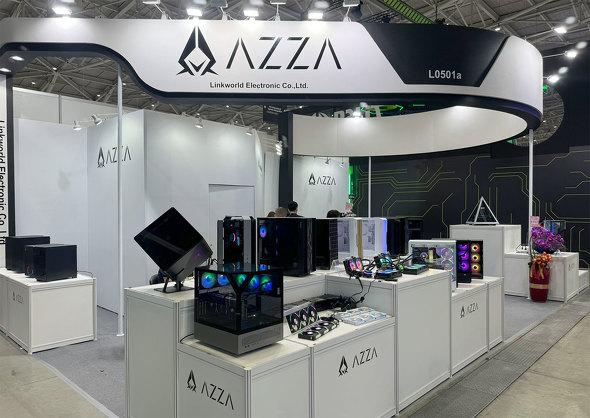  AZZA Technologies Pyramid _Ch Diamond PCP[X COMPUTEX TAIPEI 2024
