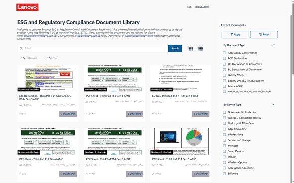 ESG and Regulatory Compliance Document Library