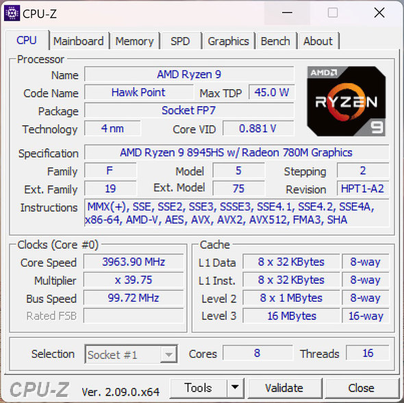 GEEKOM A8 NUC Ryzen 9 8945HS 0.47L ^ fXNgbvPC Wi-Fi 6 ̂ЂTCY