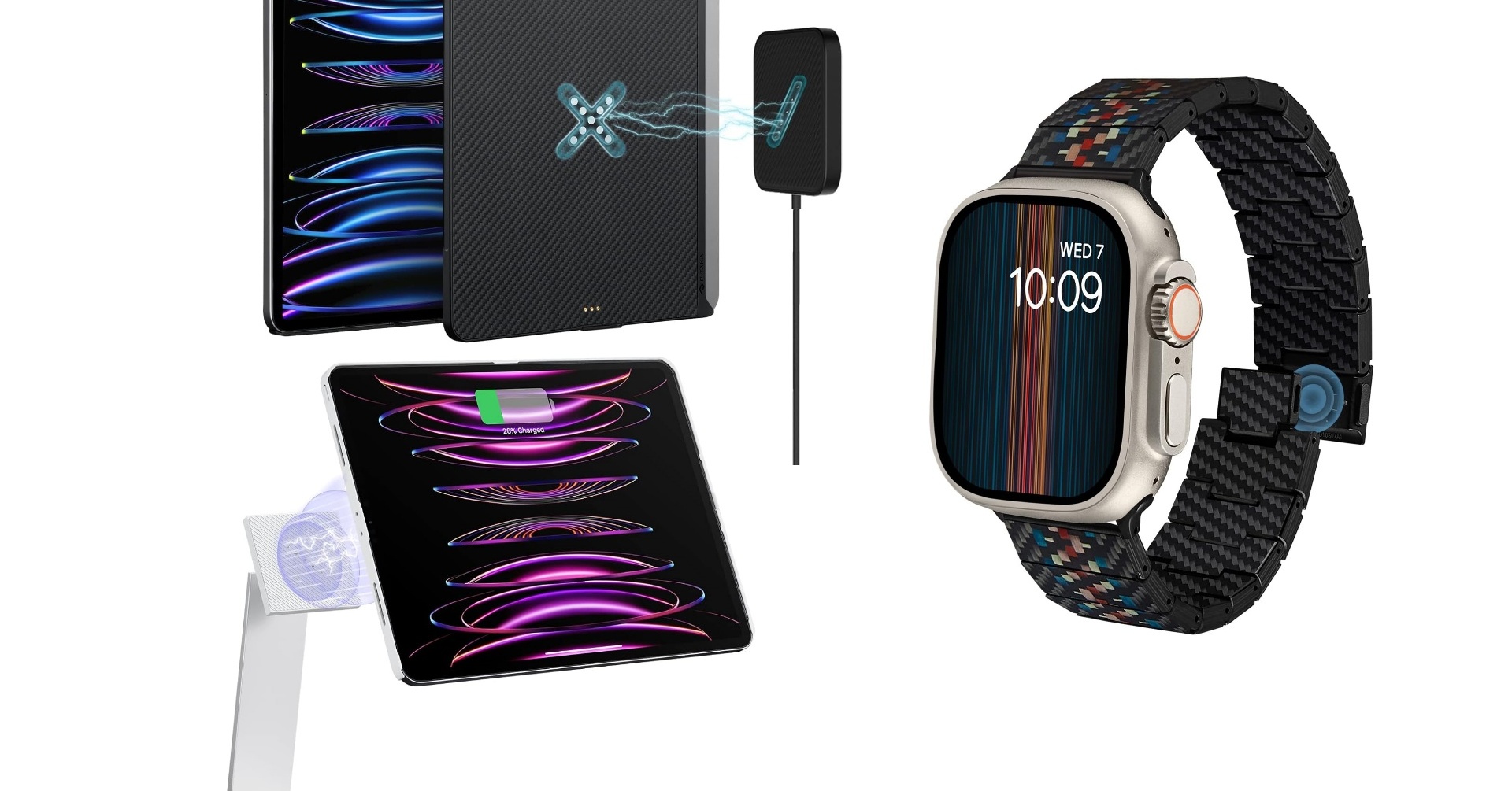 【美品】PITAKA iPad充電スタンド＆iPad Pro11インチケース Amazon.co.jp: PITAKA iPad Pro 11インチ ケース M5 (2025専用、第6