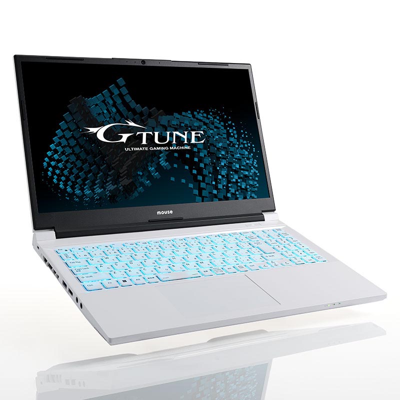 G-Tune、白色デザイン筐体を採用した15.6型ゲーミングノート「G-Tune