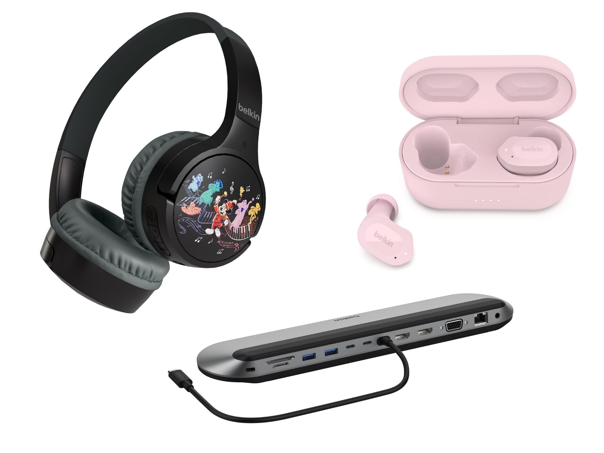 BELKIN CONNECT ユニバーサルUSB-Cトリプル ディスプレイ ドック 