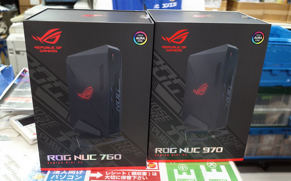 ASUSの小型ゲーミングデスクトップPC「ROG NUC」が店頭に並ぶ：古田雄介の「アキバPickUp！」（1/4 ページ） - ITmedia PC  USER