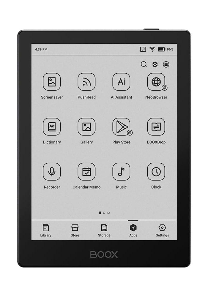 ONYX、6型E Inkディスプレイを備えた軽量タブレット端末（要約