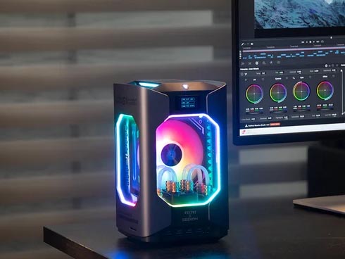 GEEKOM、13世代Core i7／i9＋GeForce RTX 4060を搭載した小型水冷ゲーミングPC 「Makuake」で先行予約開始 -  ITmedia PC USER