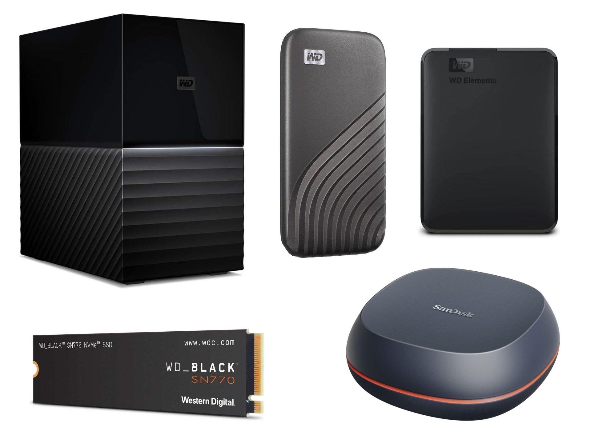 Western digital ポータブル外付けSSD 4TB ウエスタンデジタル My