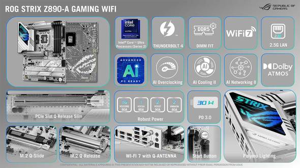 ASUS JAPAN }U[{[h Intel Z890 `bvZbg Core Ultra 200S V[Y2