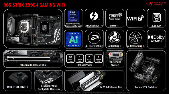 ASUS JAPAN }U[{[h Intel Z890 `bvZbg Core Ultra 200S V[Y2