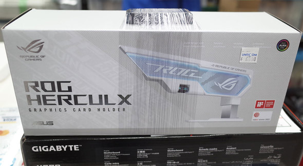 p\RH[ Htp[cقɓׂuROG Herculx Graphics Card Holder Whitev