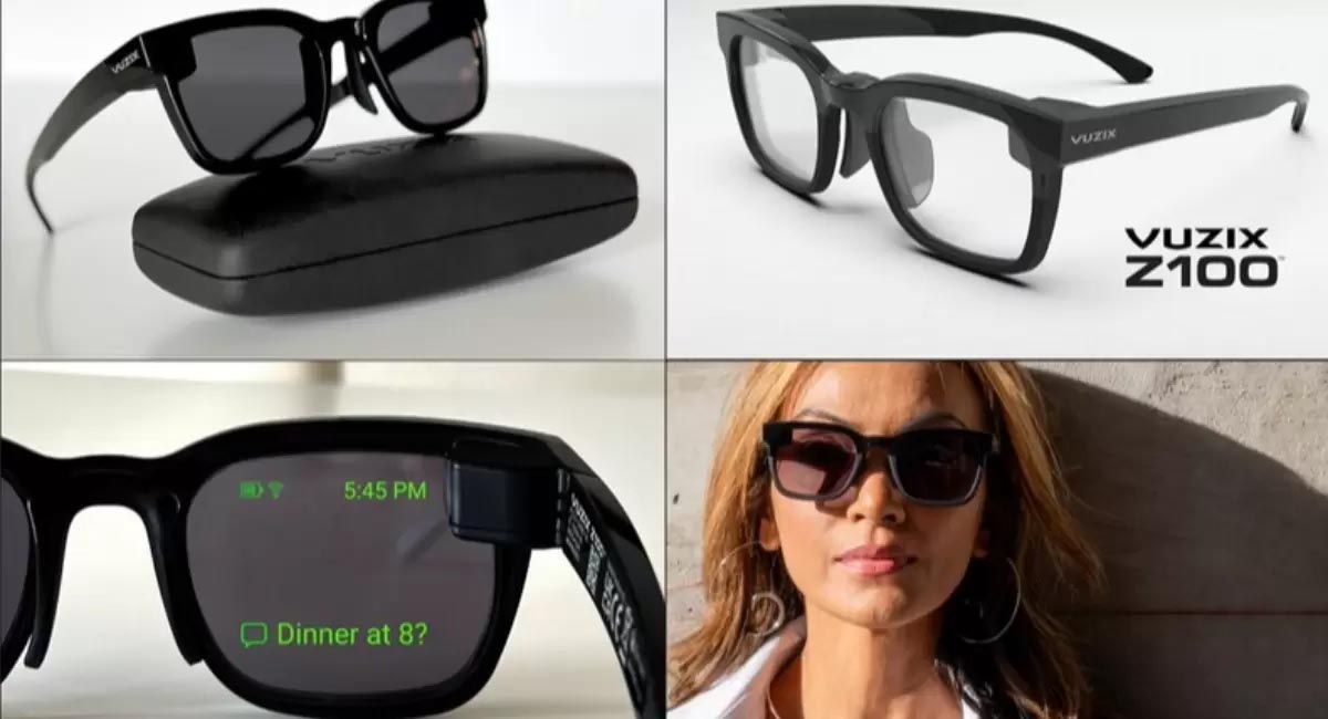 Vuzix、約38gの軽量設計を実現した単色表示対応スマートグラス「Z100