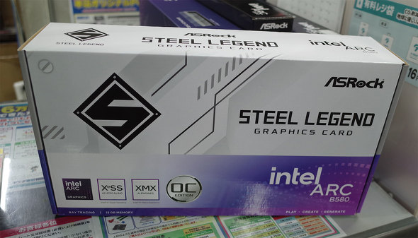 B̔fƂȂuIntel Arc B580 Steel Legend 12GB OCv
