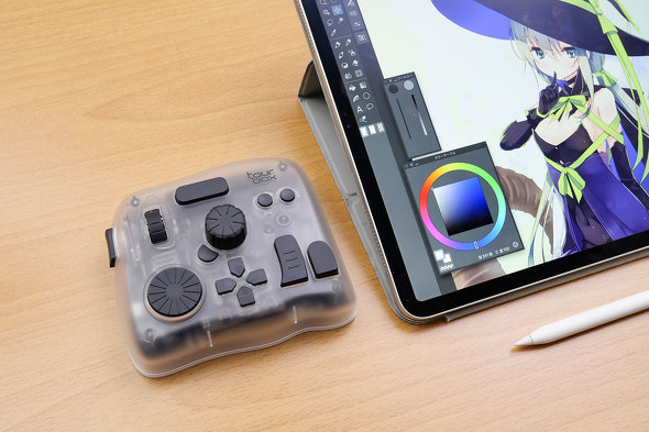 TourBox Techの左手デバイス最新モデル「TourBox Elite Plus」