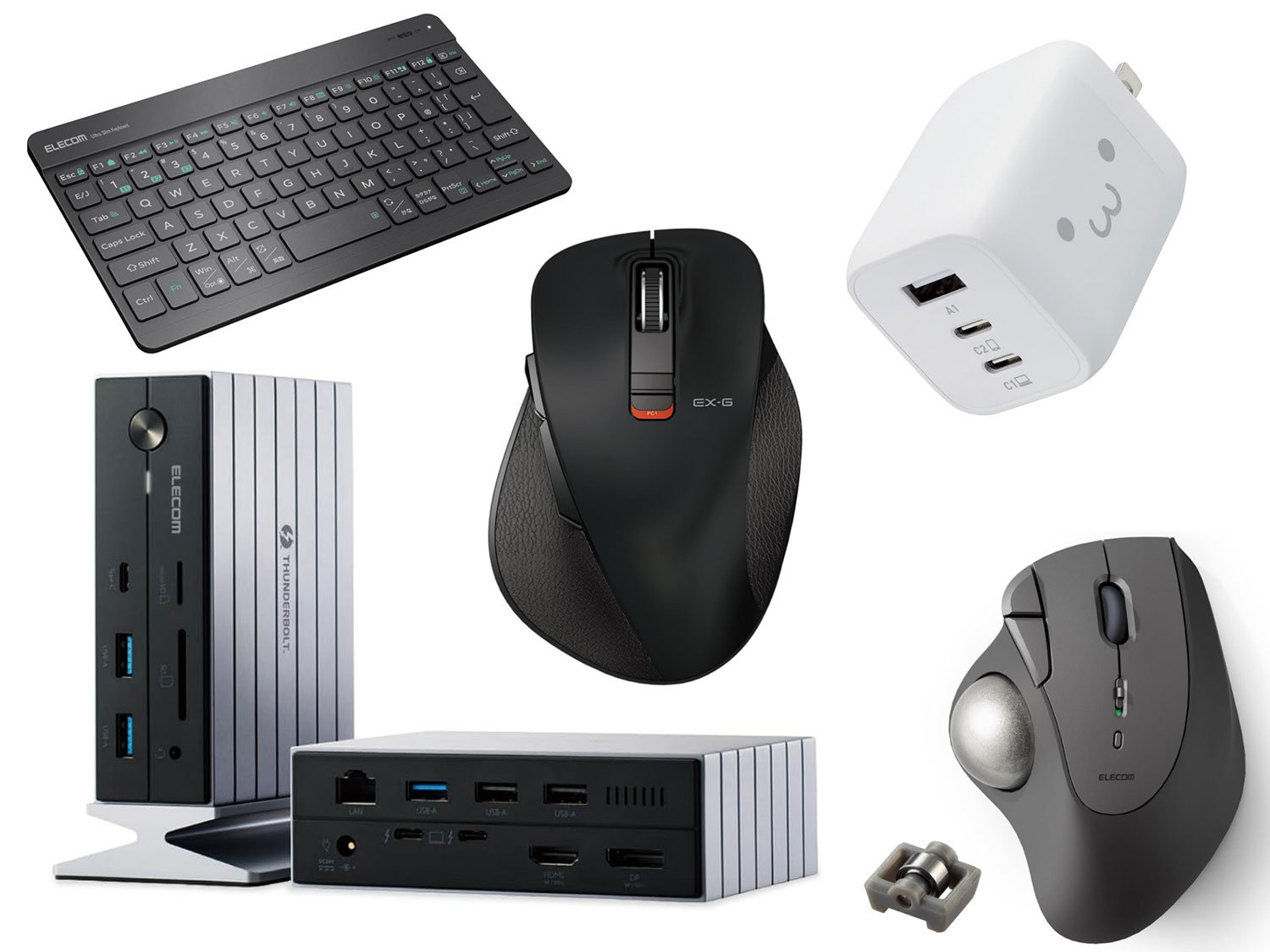 TYPE-Cハブ ドッキングステーション Thunderbolt DST-W07