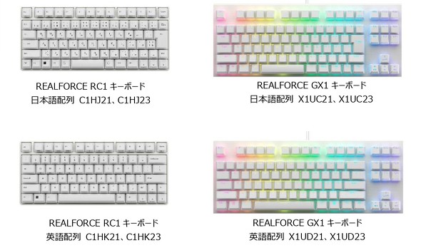 REALFORCE v L[{[h 
