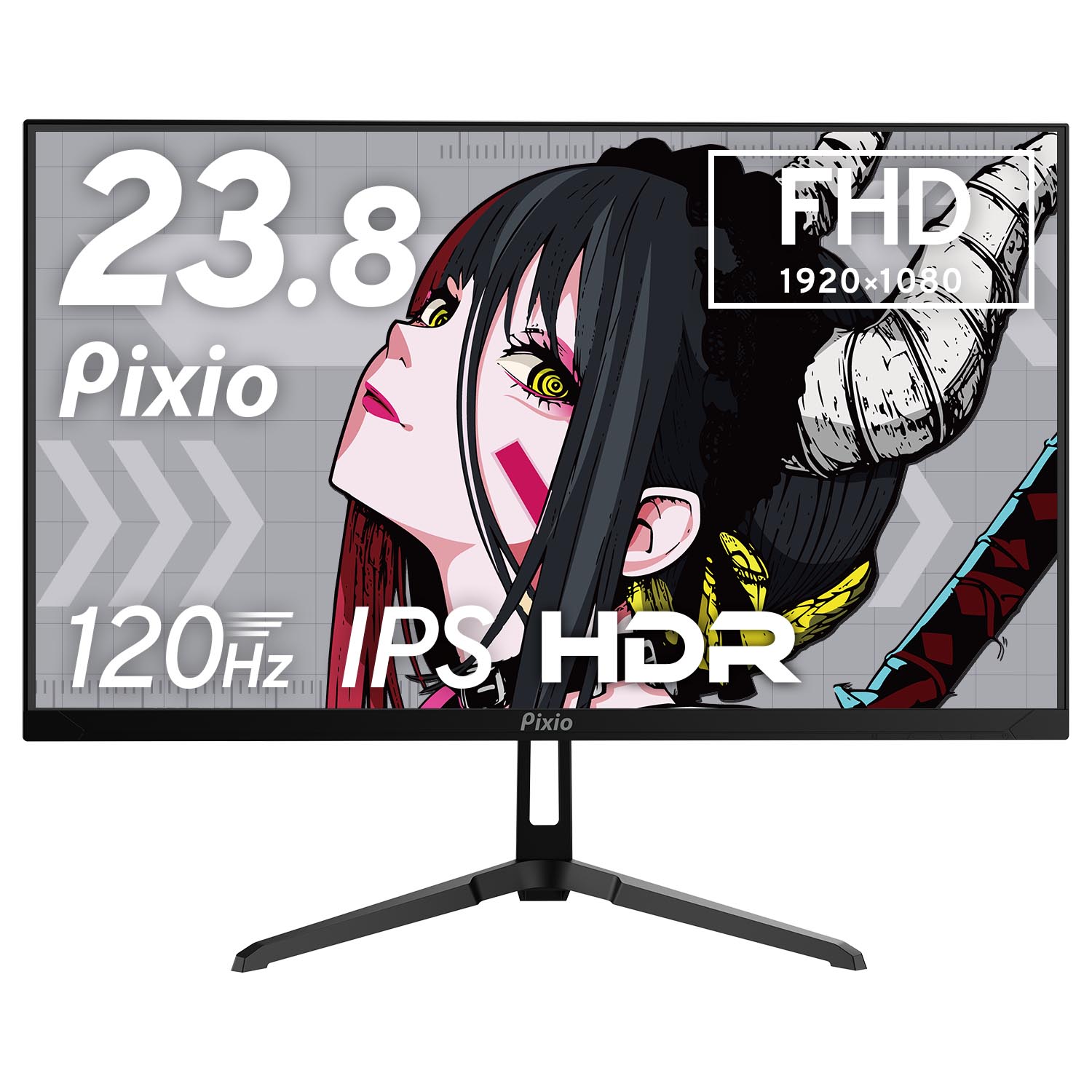 Pixio PX243 23.8インチ　ディスプレイ本体 スタンド付き Pixio PX243 | 24 inch FHD VA 165Hz Gaming Monitor