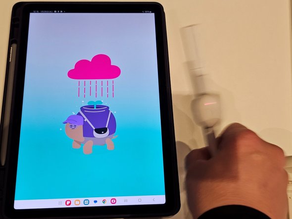 やる気パワーが注がれている