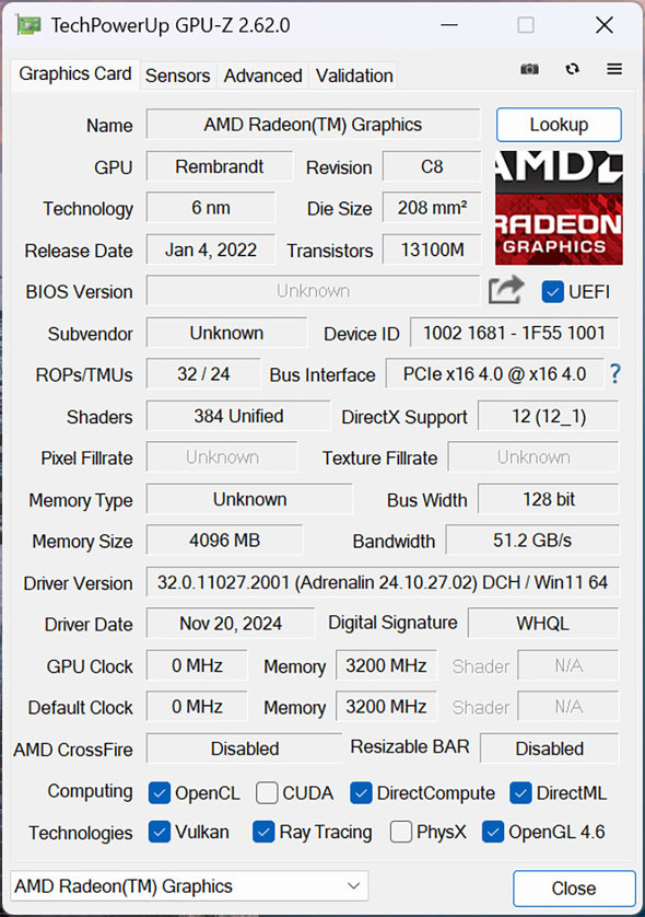 GEEKOM NUC ~jfXNgbvPC A6 Ў Ryzen 7 6800H Radeon 680M Graphics