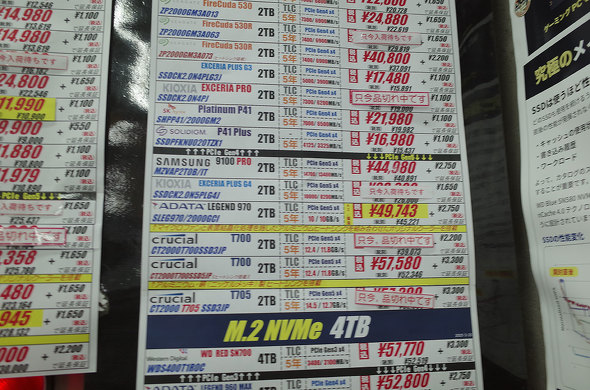 TSUKUMO eX.PCIe 5.0 SSDi2TBj̉i\