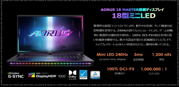 AORUS MASTER 18