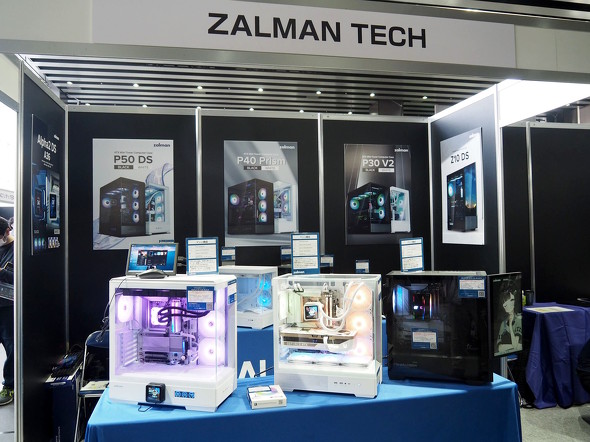 ZALMAN TECHのブース