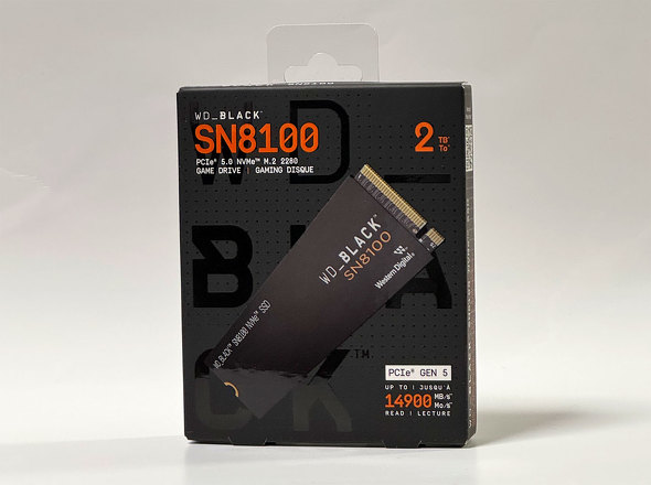 WD EGX^fW^ Wp WD_BLACK SN8100 NVMe SSD 8TB PCI Express 5.0 d͌