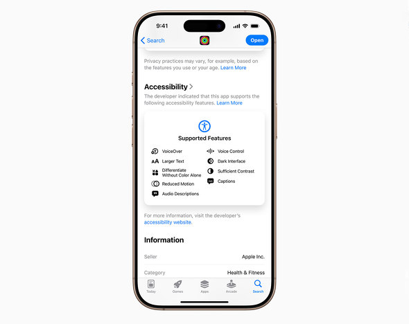 Apple ANZVreB ѐMs eNmW[ς関ւ̕ Accessibility