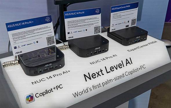 ASUS JAPAN COMPUTEX TAIPEI 2025 u[X ProArt NUC Copilot+ PC E Ink
