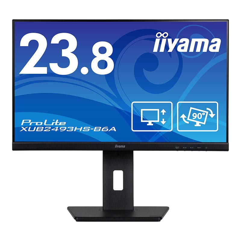 iiyama、ピボット対応スタンドを備えたスタンダード23.8型／27型フルHD