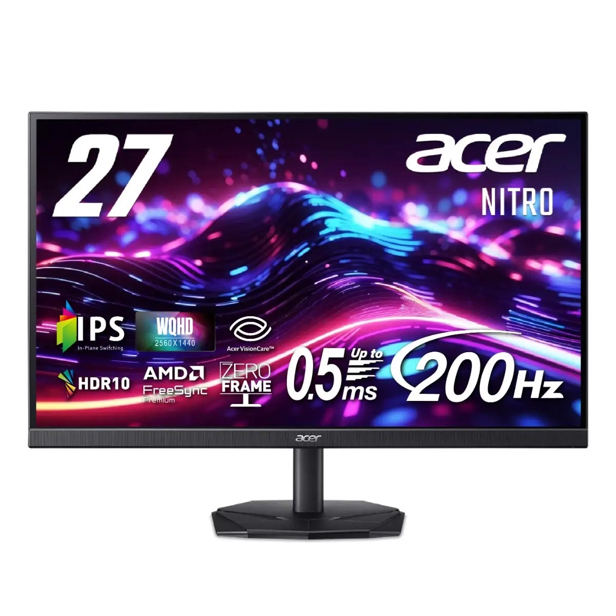 エイサー、200Hz駆動をサポートした27型WQHDゲーミング液晶