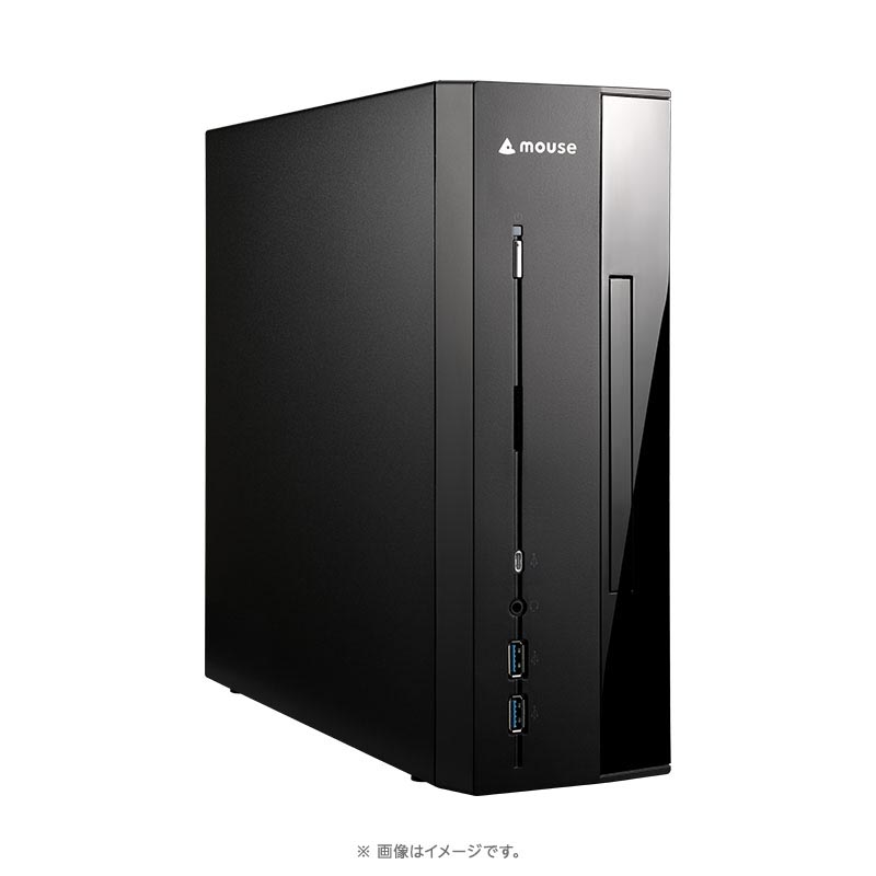 マウス、新デザイン筐体を採用したエントリー構成のスリムデスクトップ