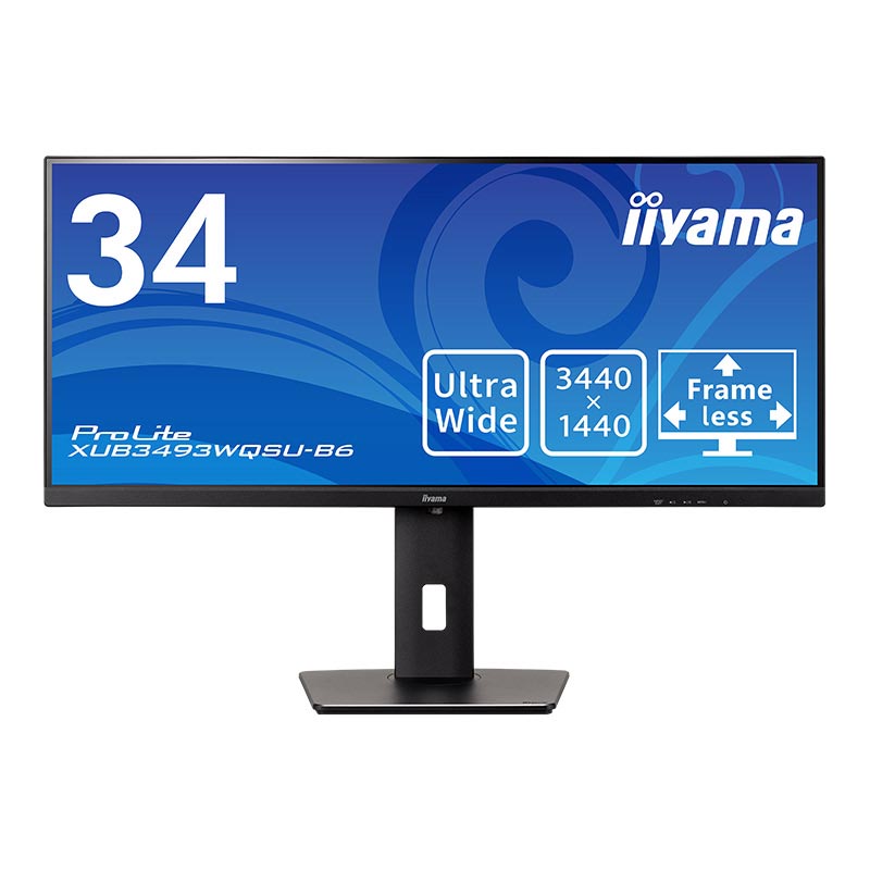 iiyama、21：9表示に対応した34型ウルトラワイド液晶ディスプレイ