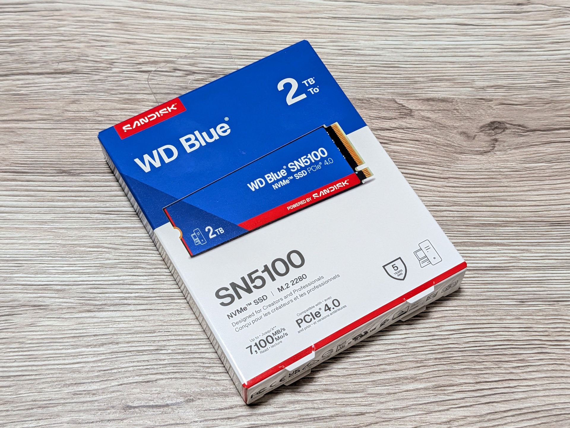Sandiskから新型メインストリームSSD「WD Blue SN5100」登場 「30