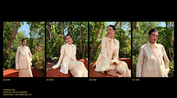 Apple Apple iPhone Air X}[gtH X ʐ^ ^ J A19 Pro