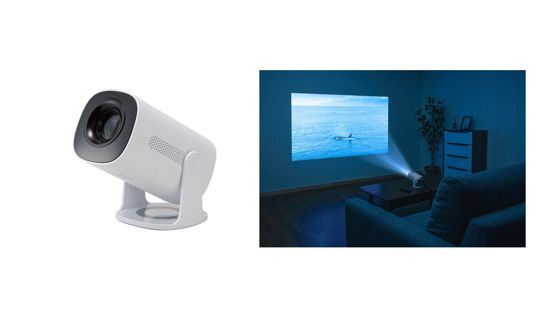 ニトリから9990円のプロジェクター エディオンと共同開発、スタンド一