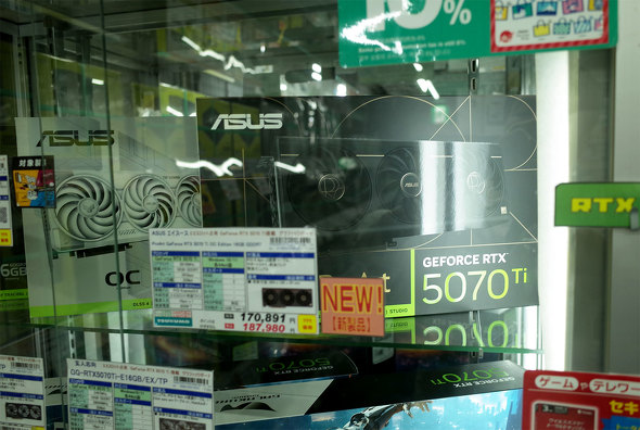 TSUKUMO eX.̃V[P[XɕԁuProArt GeForce RTX 5070 Ti 16GB GDDR7 OC Editionv