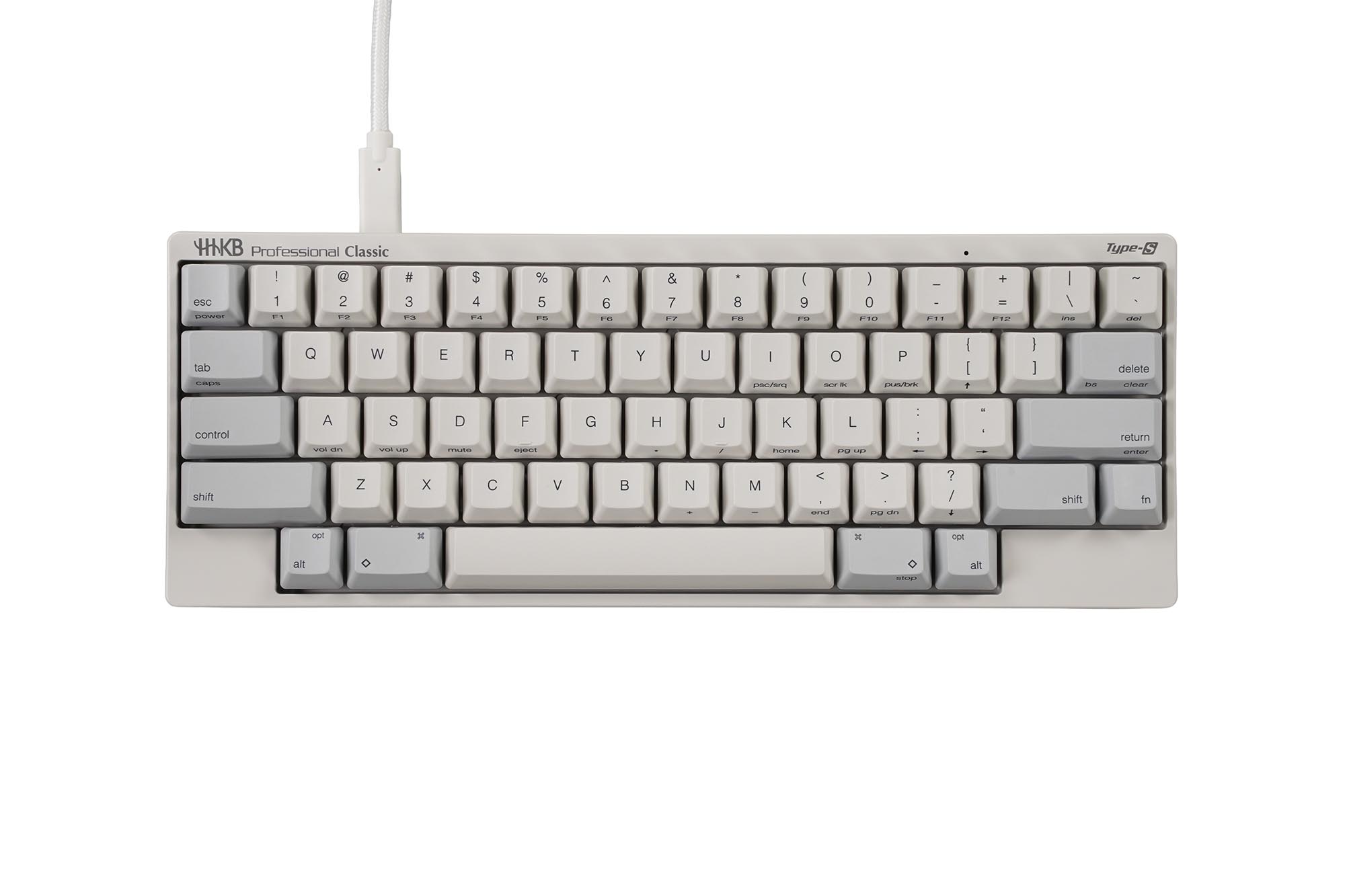 PFU、有線キーボード「HHKB Professional Classic」に静音性を
