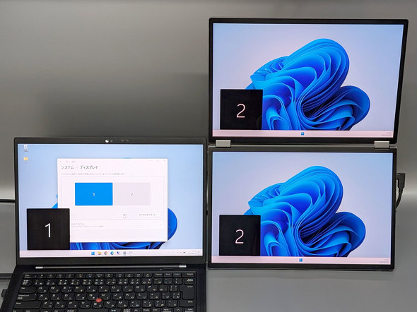 ASUS JAPAN 2画面ディスプレイ モバイルディスプレイ 14型 ZenScreen Duo OLED MQ149CD