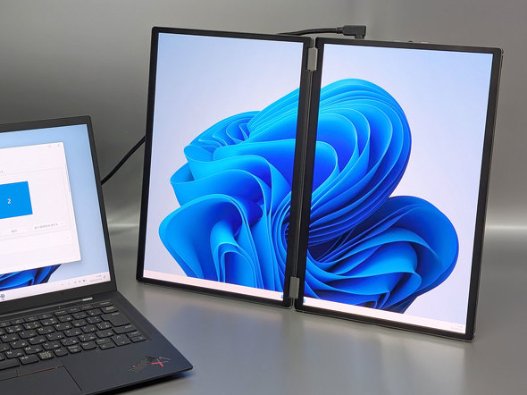 ASUS JAPAN 2画面ディスプレイ モバイルディスプレイ 14型 ZenScreen Duo OLED MQ149CD