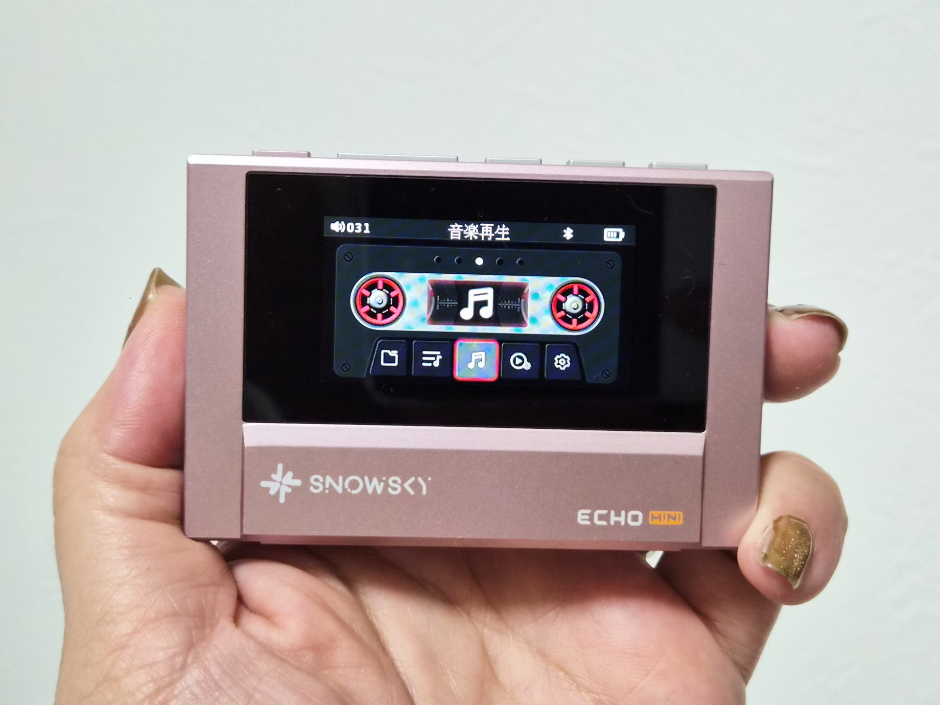 カセットテープみたいなハイレゾプレーヤー「FIIO Snowsky ECHO MINI