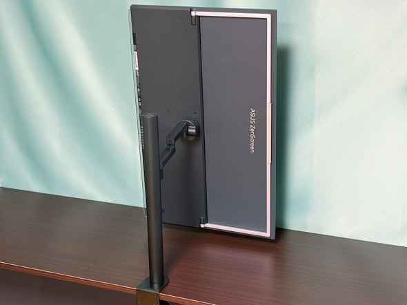 ASUS モバイルディスプレイ モバイルディスプレイなのに27型のビッグサイズ！ ディスプレイアーム