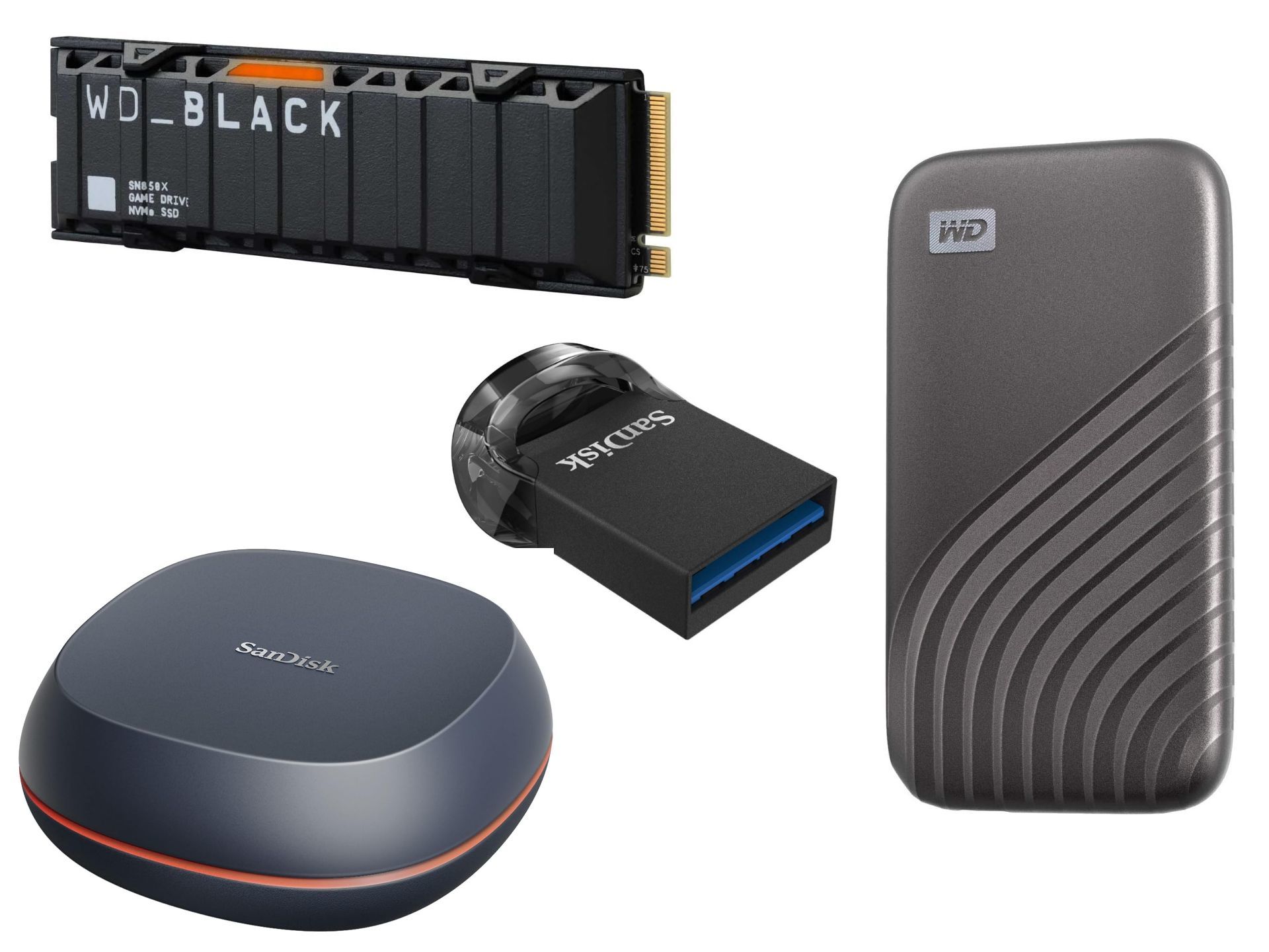 SandiskのポータブルSSDや内蔵SSDがAmazonのサプライズプレセールに