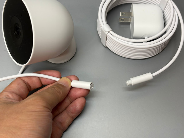 Google Nest Cam Outdoor 第2世代 屋外 ネットワークカメラ 電源 有線 壁面