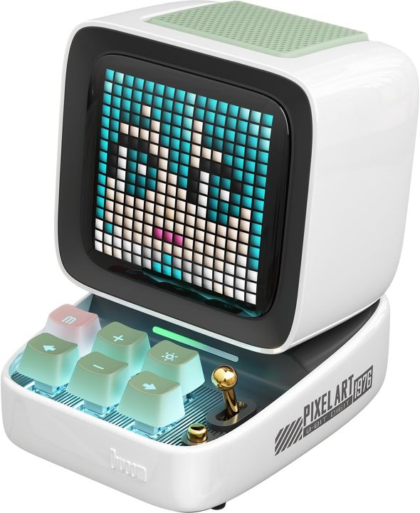 ピクセルアートでデスク上を彩るおもしろBTスピーカー「Divoom Ditoo